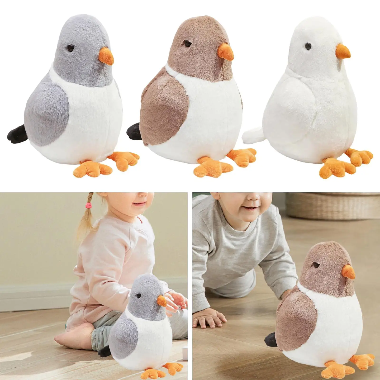 Stuffed Animal Pigeon Plush Toy, Cartoon Collection Realistic Cute Ornament Home Decor, Stuffed Bird for Garden Sofa Children
Stuffed Animal Pigeon Plush Toy, Cartoon Collection Realistic Cute Ornament Home Decor, Stuffed Bird for Garden Sofa Children