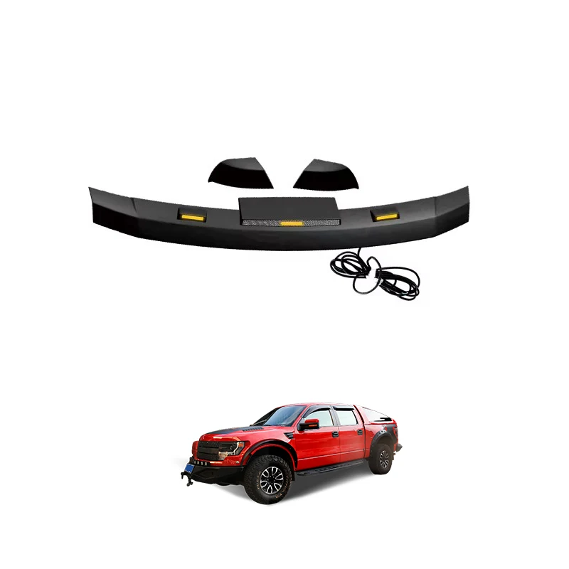 Защита капота с четырьмя линзами, передний продукт, автопикап, внешние аксессуары для Ford F150 Raptor 2009-2014 
Защита капота с четырьмя линзами, передний продукт, автопикап, внешние аксессуары для Ford F150 Raptor 2009-2014