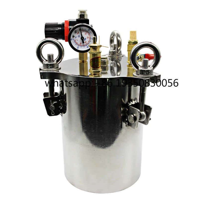 Stainless Steel Pressure Barrel,Glue Dispensing Storage Tank Has 2L 5L 10L Optional,Carbon Steel Pressure Tank
Stainless Steel Pressure Barrel,Glue Dispensing Storage Tank Has 2L 5L 10L Optional,Carbon Steel Pressure Tank