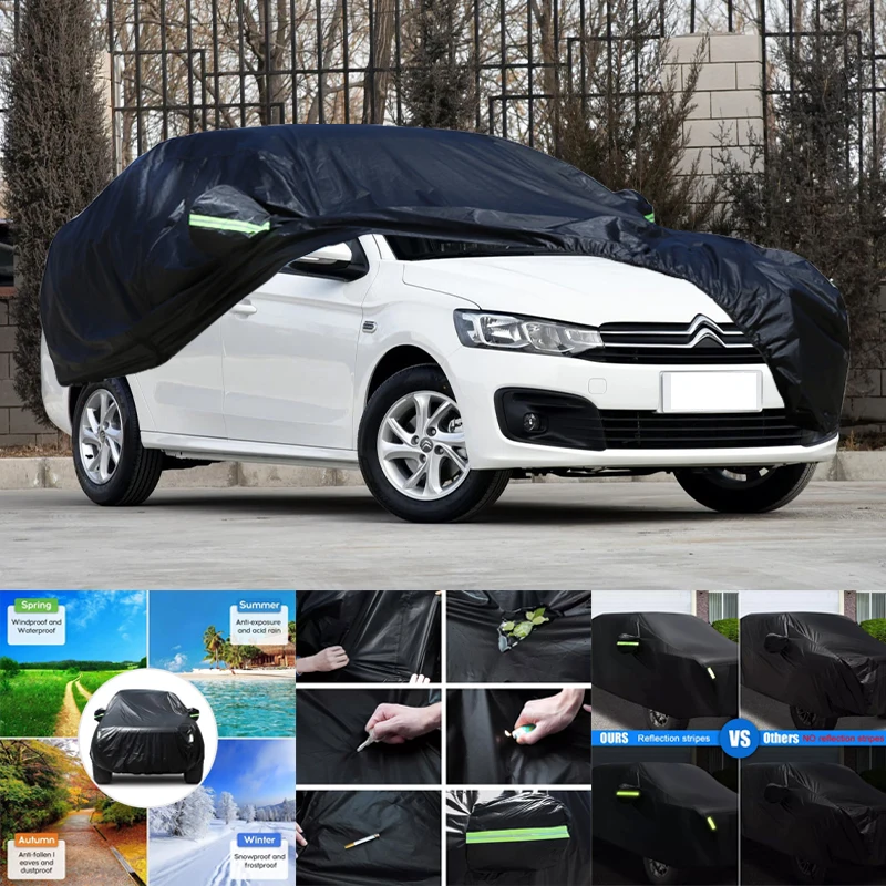For Citroen Celyiee All-Weather Car Covers 6-in-1 Waterproof Dustproof UV Proof Snowproof Scratch Resistant Protection
For Citroen Celyiee All-Weather Car Covers 6-in-1 Waterproof Dustproof UV Proof Snowproof Scratch Resistant Protection