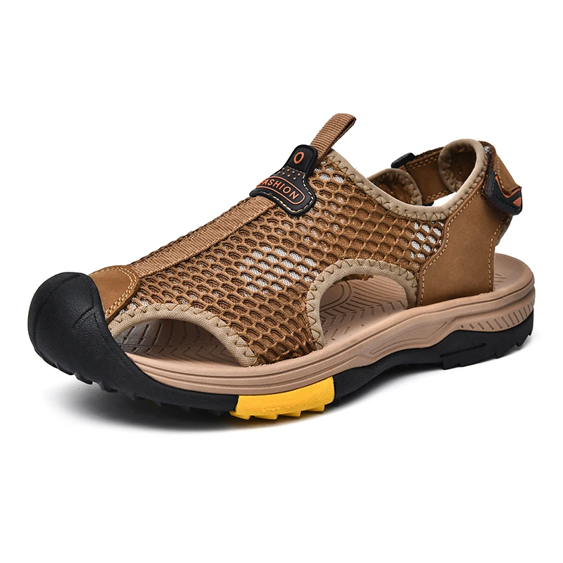 Sandals for Men Summer 2023 fashion Mesh slippers leather sandals male slip-on casual sandals beach male slippers plus 38-45
Sandals for Men Summer 2023 fashion Mesh slippers leather sandals male slip-on casual sandals beach male slippers plus 38-45