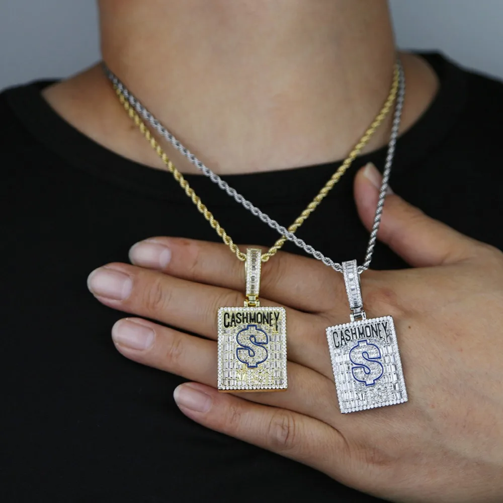 Hip Hop Cash Money Pendant Necklace Gold Color Iced Out Bling Cz Cubic Zirconia Dollar Sign Charm Men Fashion Jewelry Gifts
Hip Hop Cash Money Pendant Necklace Gold Color Iced Out Bling Cz Cubic Zirconia Dollar Sign Charm Men Fashion Jewelry Gifts
