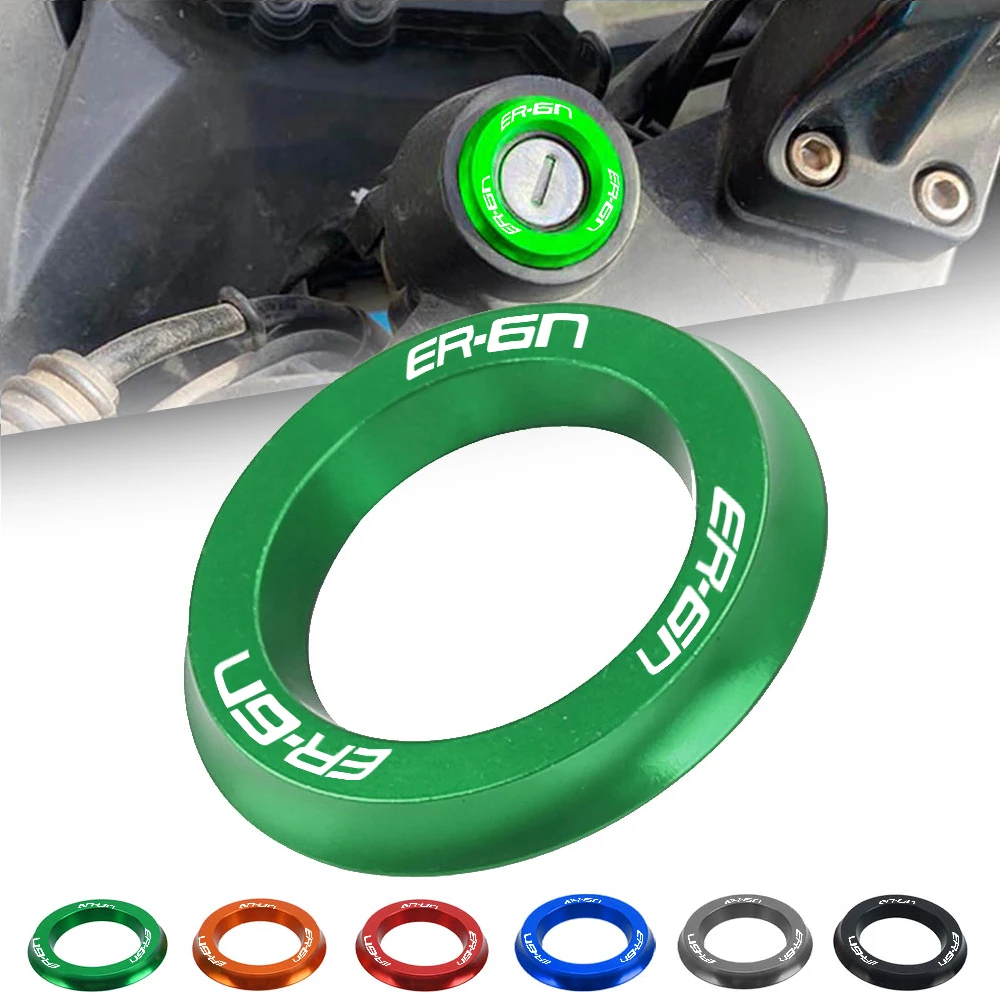 For KAWASAKI ER6N ER 6N 2009-2017 2016 2015 2014 2013 2012 2011 10 rcycle Ignition Switch Cover Ring CNC Accessories er-6n
For KAWASAKI ER6N ER 6N 2009-2017 2016 2015 2014 2013 2012 2011 10 rcycle Ignition Switch Cover Ring CNC Accessories er-6n