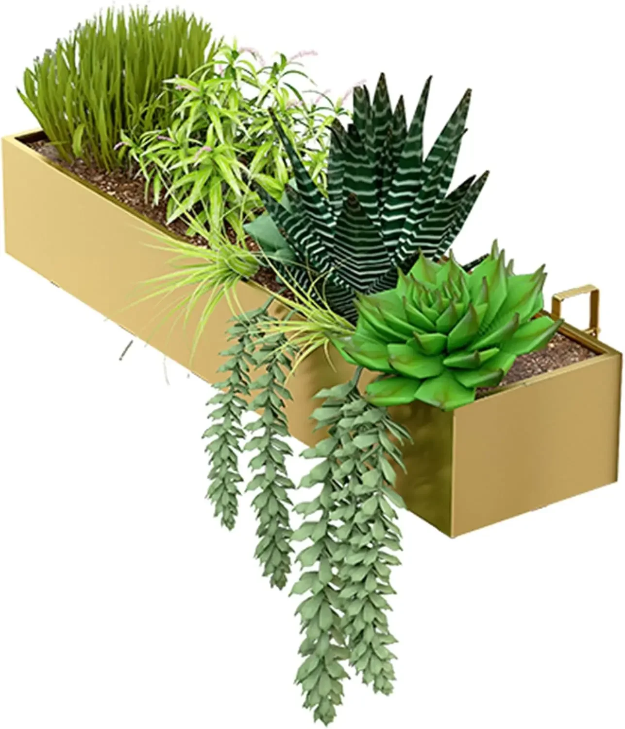 Hanging Metal Iron Planters Fully Enclosed Balcony Flower Pot Indoor Outdoor Planters Flower Boxes For Windowsill Patio Porch Ga
Hanging Metal Iron Planters Fully Enclosed Balcony Flower Pot Indoor Outdoor Planters Flower Boxes For Windowsill Patio Porch Ga