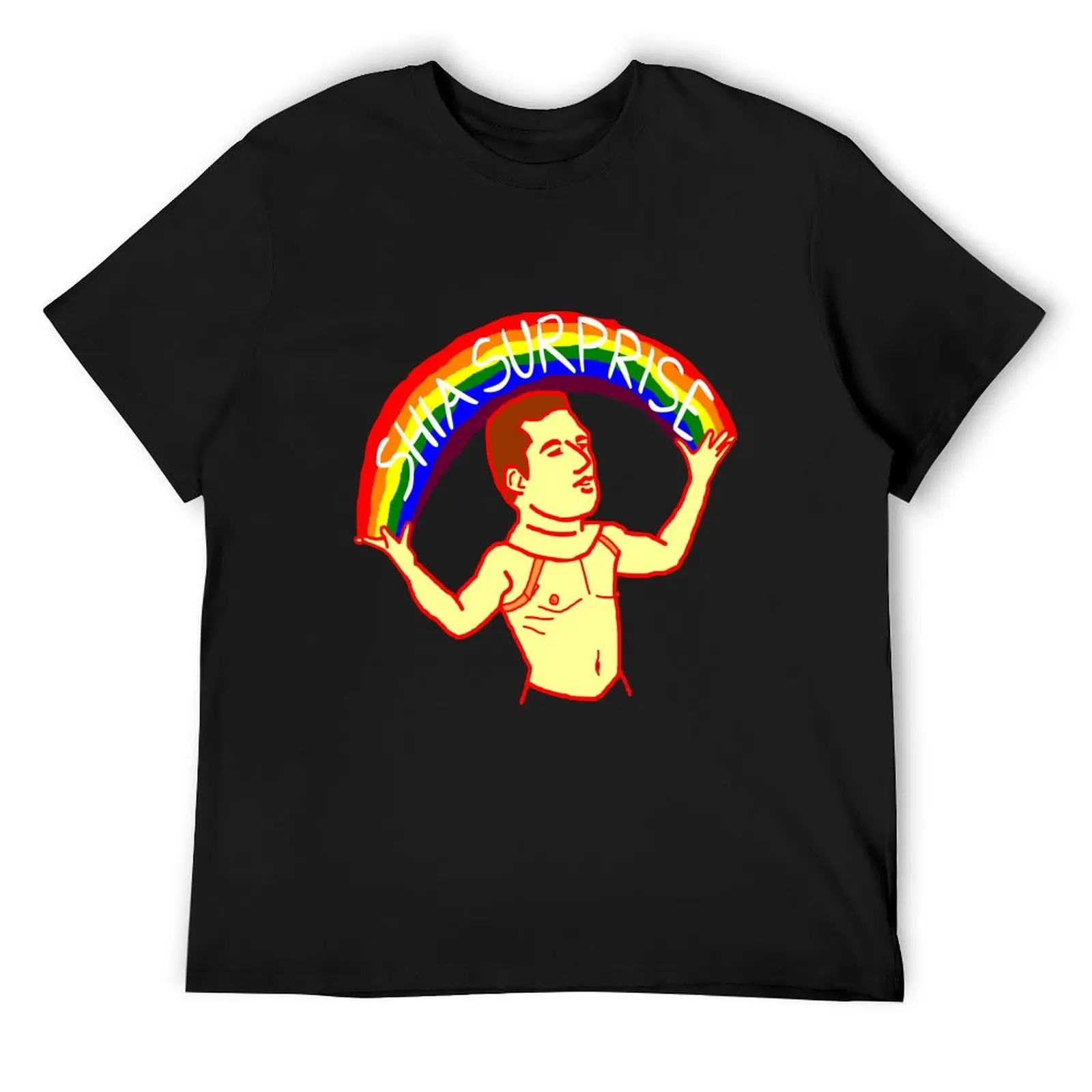 Shia Surprise T-Shirt graphics plain man clothes customs design your own mens cotton t shirts
Shia Surprise T-Shirt graphics plain man clothes customs design your own mens cotton t shirts
