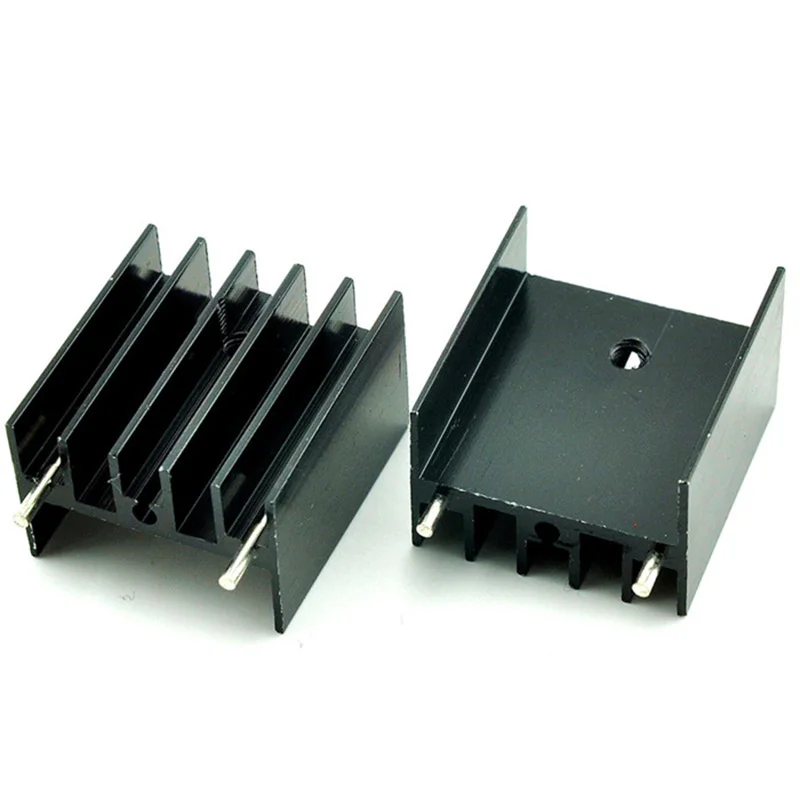 TO-220 Dedicated Aluminum Heat Sink Black Aluminum Radiators for L298N Audion Dedicated Perfect Electronic Accessories
TO-220 Dedicated Aluminum Heat Sink Black Aluminum Radiators for L298N Audion Dedicated Perfect Electronic Accessories