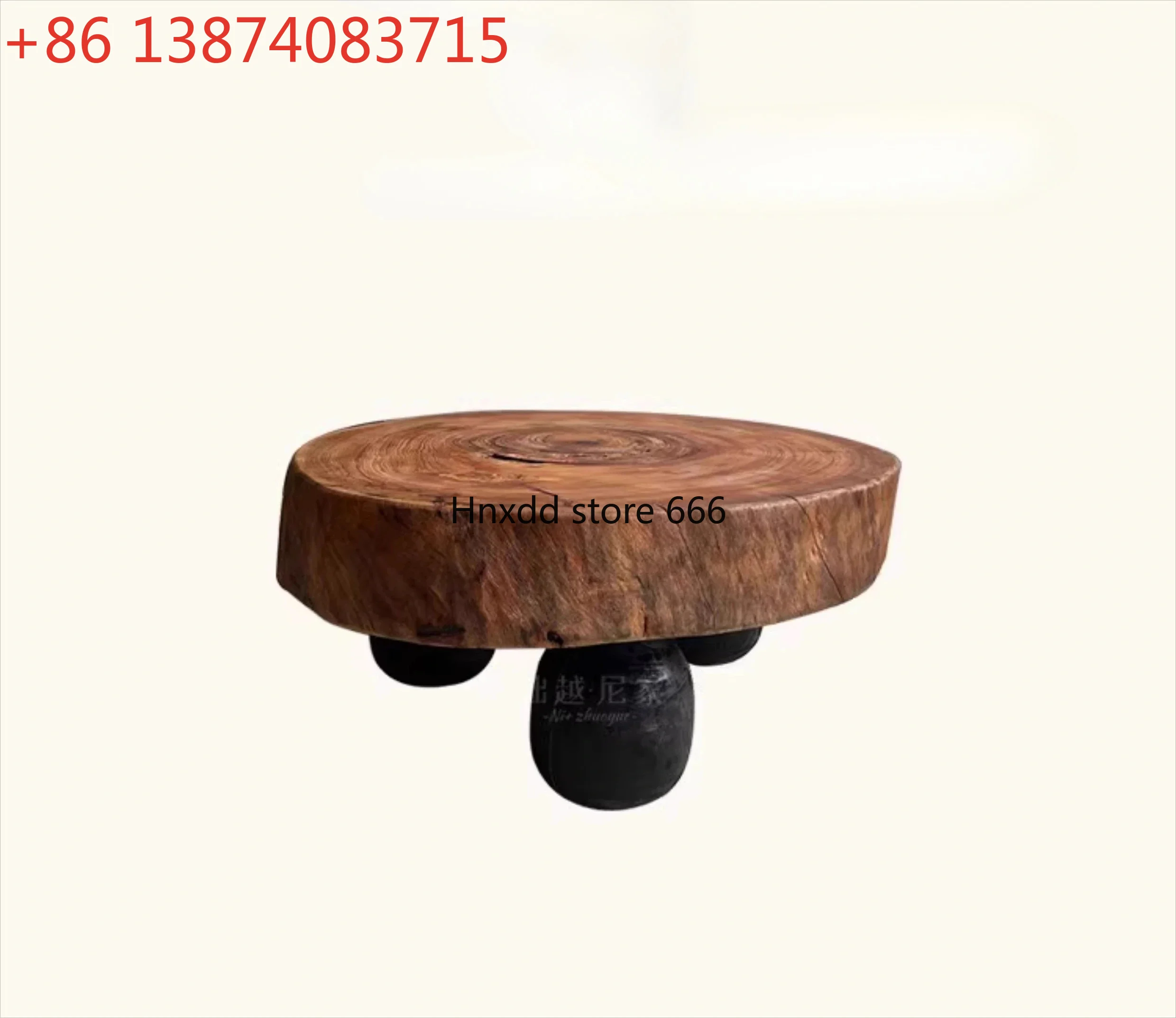 French medieval solid wood round coffee table B & B hotel log retro silent wind low table creative table
French medieval solid wood round coffee table B & B hotel log retro silent wind low table creative table