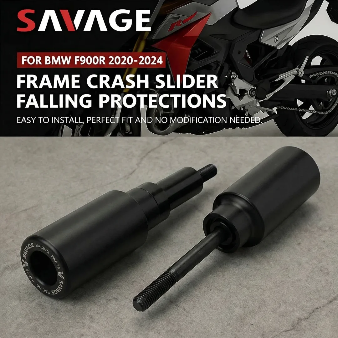 Защита от столкновений слайдера рамы SAVAGE для BMW F900 R 2020-2023 — защита оси обтекателя двигателя мотоцикла
Защита от столкновений слайдера рамы SAVAGE для BMW F900 R 2020-2023 — защита оси обтекателя двигателя мотоцикла