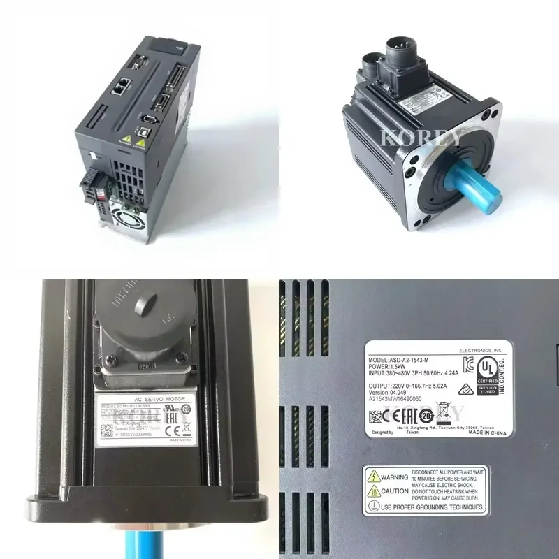New, Ready Stock ASDA-A2 Series Servo Driver Servo Motor 1500W ASD-A2-1543-M+ECMA-K11315RS
New, Ready Stock ASDA-A2 Series Servo Driver Servo Motor 1500W ASD-A2-1543-M+ECMA-K11315RS