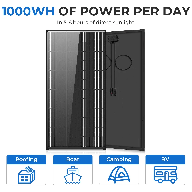 AeternaSol 400W/200W Watt N-Type Solar Panel 18BB Cells High Efficiency PV Power for Home Rooftop Camping Off Grid Painel Solar Monocristalino 12V Monocrystalline Solar Panel Module RV Marine Boat Caravan Off Grid 25% High-Efficiency
AeternaSol 400W/200W Watt N-Type Solar Panel 18BB Cells High Efficiency PV Power for Home Rooftop Camping Off Grid Painel Solar Monocristalino 12V Monocrystalline Solar Panel Module RV Marine Boat Caravan Off Grid 25% High-Efficiency