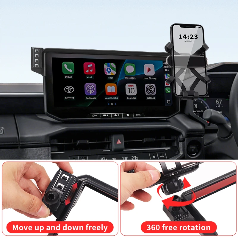 For 2026 Toyota Hilux SR Pickup Navigation Screen Phone Holder Adjustable Stable Anti Shake Hands Free Auto Interior Accessories
For 2026 Toyota Hilux SR Pickup Navigation Screen Phone Holder Adjustable Stable Anti Shake Hands Free Auto Interior Accessories