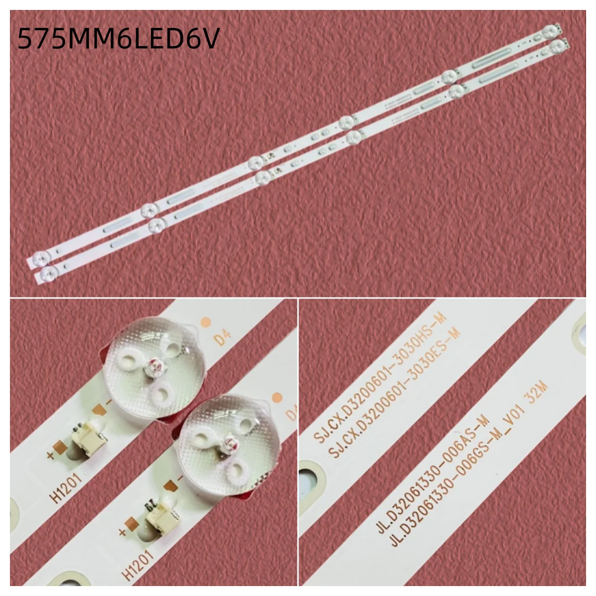10PCS LED Strip V320BJ6-Q01 CX315DLEDM V320BJ8-Q01 Band Ruler HL-00320A30-0601S-07 A1 2*6 HL-00320A30-0601S-03 A1 LE-32Z10
10PCS LED Strip V320BJ6-Q01 CX315DLEDM V320BJ8-Q01 Band Ruler HL-00320A30-0601S-07 A1 2*6 HL-00320A30-0601S-03 A1 LE-32Z10