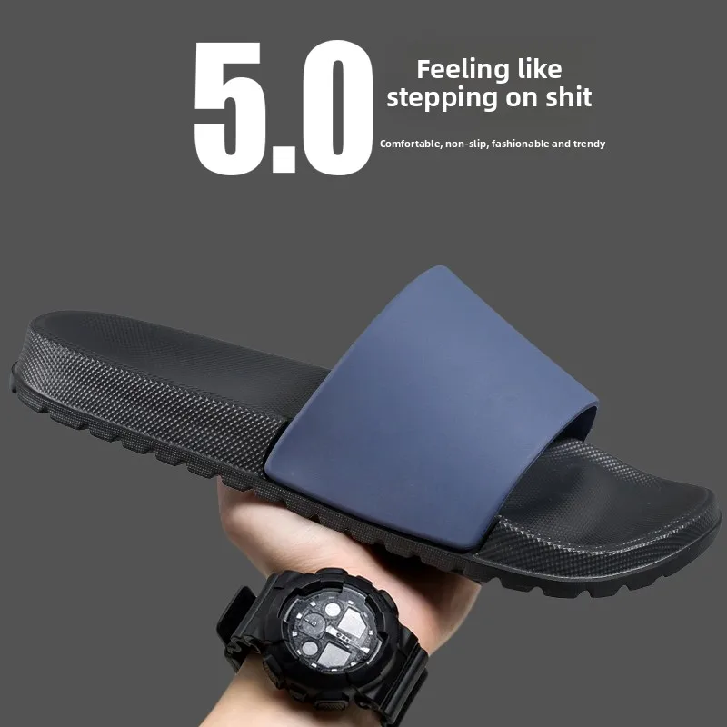 Anti Slip Grain Men Shower Room Slippers EVA Soft Cushion Water Resistant Open Toe Slides Indoor Comfort Sandals
Anti Slip Grain Men Shower Room Slippers EVA Soft Cushion Water Resistant Open Toe Slides Indoor Comfort Sandals