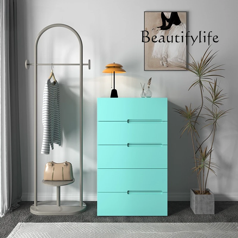 Minimalist style paint chest of drawers Bedroom storage Small apartment Multi-layer solid wood drawers Storage cabinet
Minimalist style paint chest of drawers Bedroom storage Small apartment Multi-layer solid wood drawers Storage cabinet