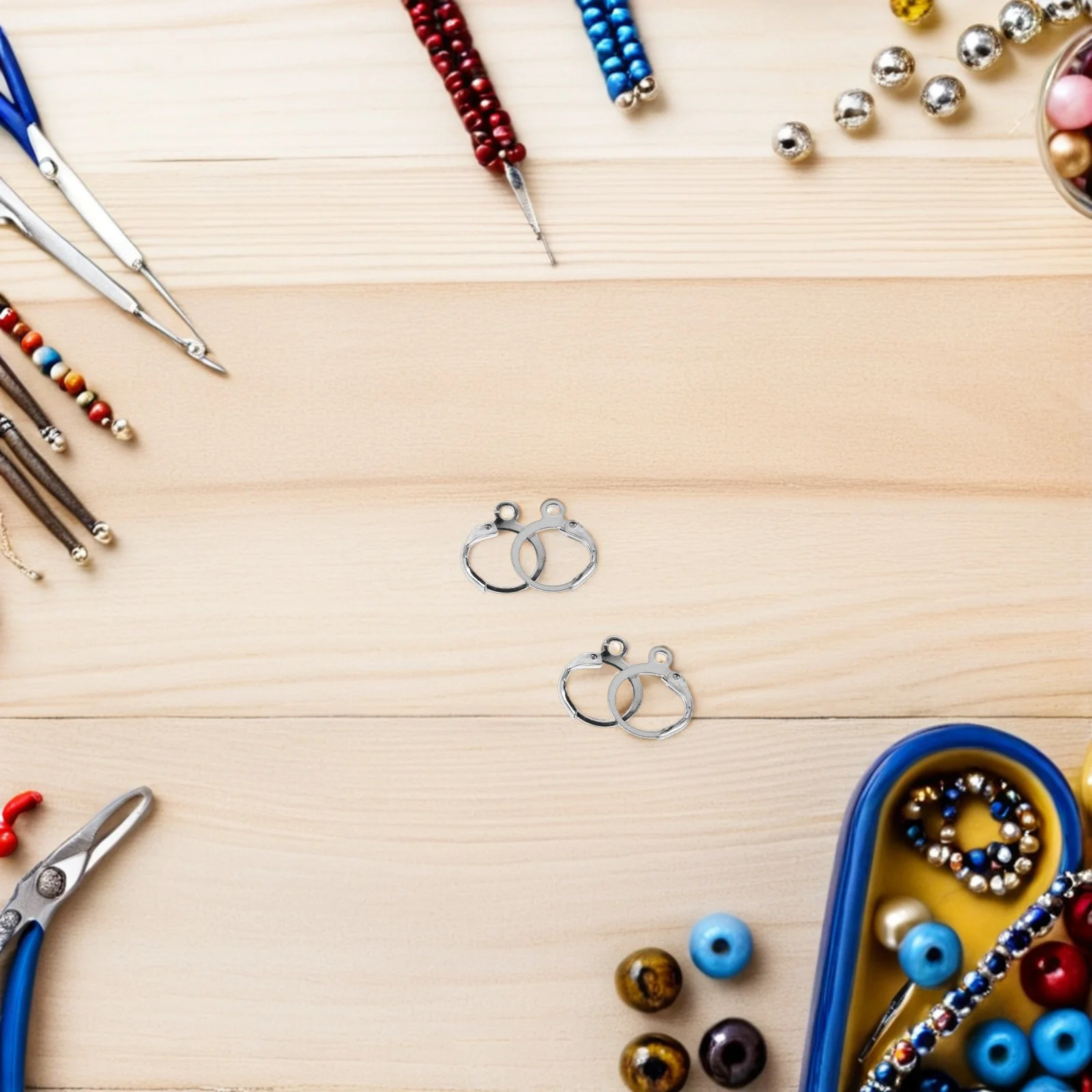 100Pcs Metal Earring Hooks Leverback Clasp Dangle Ear Huggie Hoops for DIY Jewelry Crafts Hypoallergenic Ear Wire Findings
100Pcs Metal Earring Hooks Leverback Clasp Dangle Ear Huggie Hoops for DIY Jewelry Crafts Hypoallergenic Ear Wire Findings