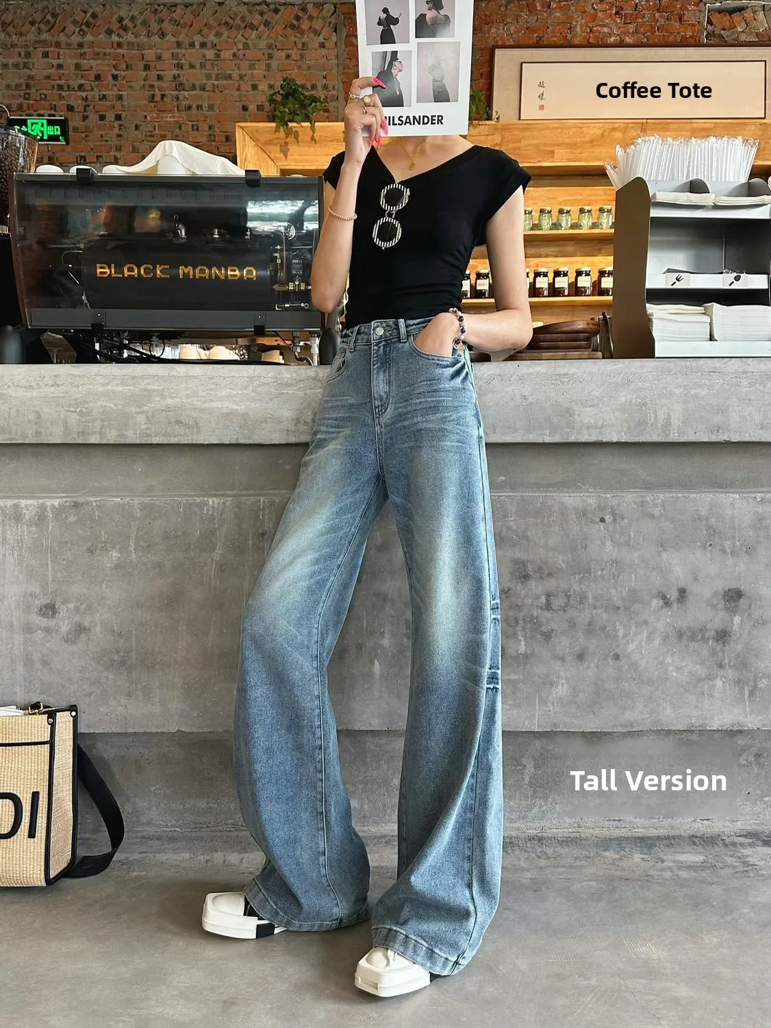 Широкие джинсы с высокой талией, женские винтажные домашние брюки в стиле ретро с завышенной талией, осень-зима, крутые американские свободные джинсовые брюки
Широкие джинсы с высокой талией, женские винтажные домашние брюки в стиле ретро с завышенной талией, осень-зима, крутые американские свободные джинсовые брюки