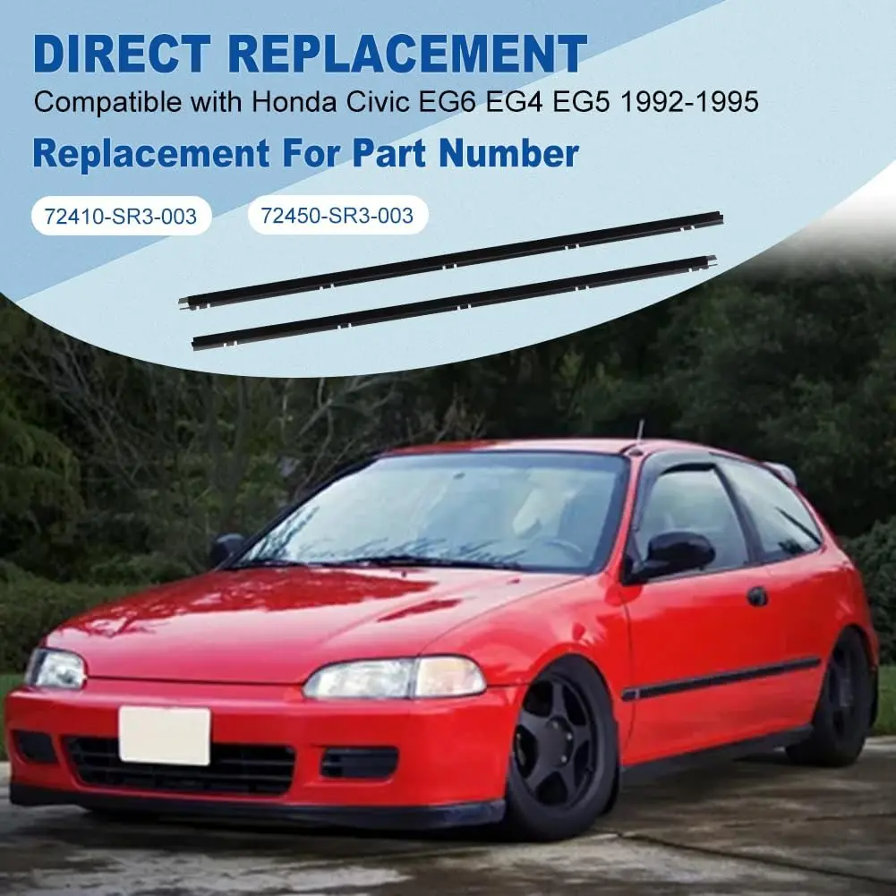 Quality Auto Parts 2PCS Door Window Moulding Weatherstrip For Honda Civic DX Hatchback 1992-1995 Glass Sealing Rubber Strips
Quality Auto Parts 2PCS Door Window Moulding Weatherstrip For Honda Civic DX Hatchback 1992-1995 Glass Sealing Rubber Strips