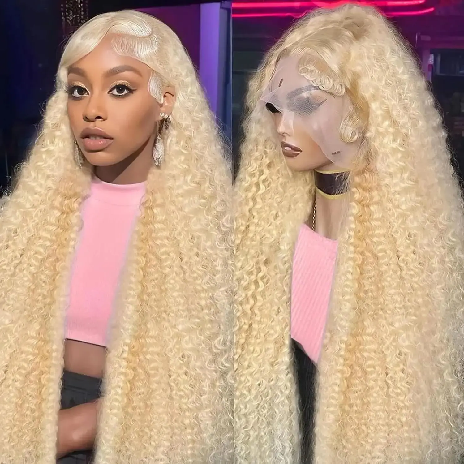 30 40 Inch 613 HD Lace Frontal Wig 13x6 Deep Wave Transparent Remy Color Front Human Hair Wig 13x4 Blonde Curly Human Hair Wig
30 40 Inch 613 HD Lace Frontal Wig 13x6 Deep Wave Transparent Remy Color Front Human Hair Wig 13x4 Blonde Curly Human Hair Wig