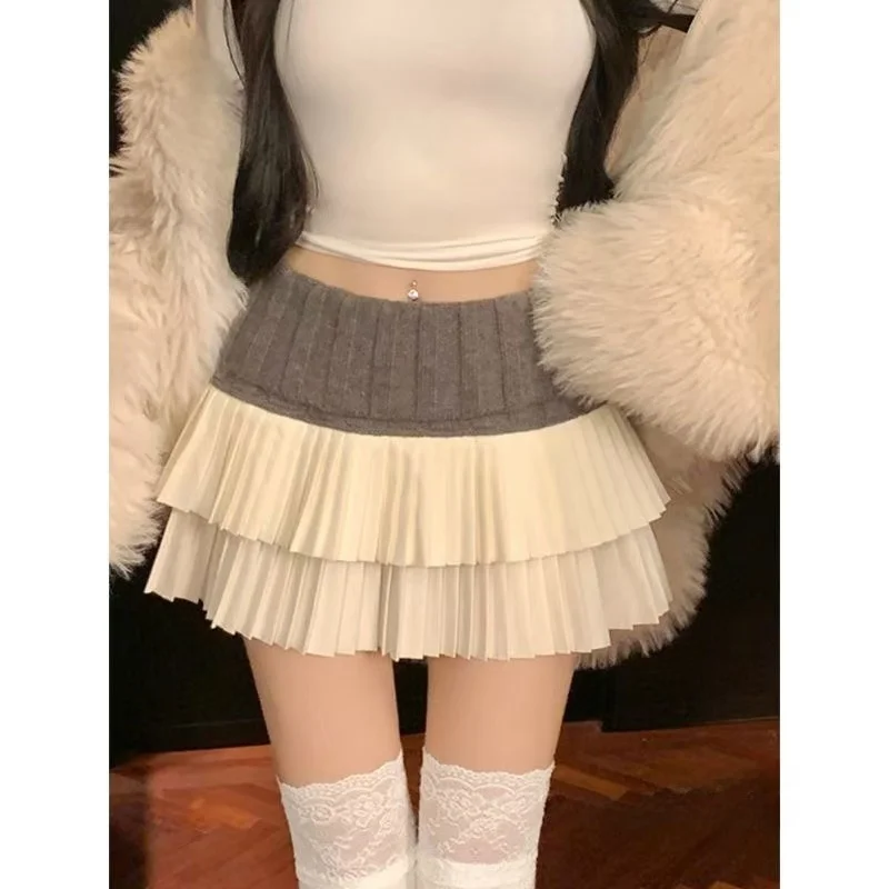 2026 New High Waist Pleated Skirt Splice Cake Style Short Skirt Slimming Design for Small Stature Women Spring Season
2026 New High Waist Pleated Skirt Splice Cake Style Short Skirt Slimming Design for Small Stature Women Spring Season
