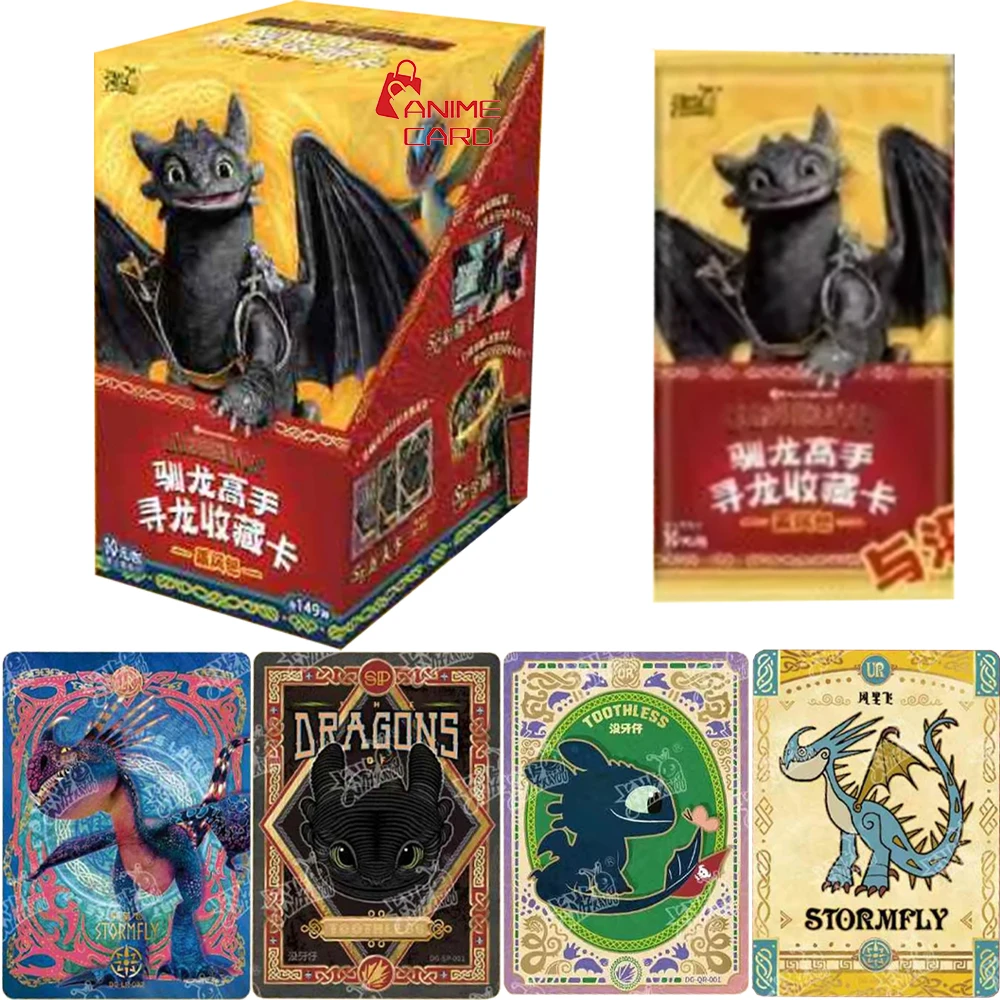KAYOU подлинная карта «Как приручить дракона» Dragon Hunt Wind Rider Pack DreamWorks Movie Аниме Коллекция карточек игрушки подарки
KAYOU подлинная карта «Как приручить дракона» Dragon Hunt Wind Rider Pack DreamWorks Movie Аниме Коллекция карточек игрушки подарки