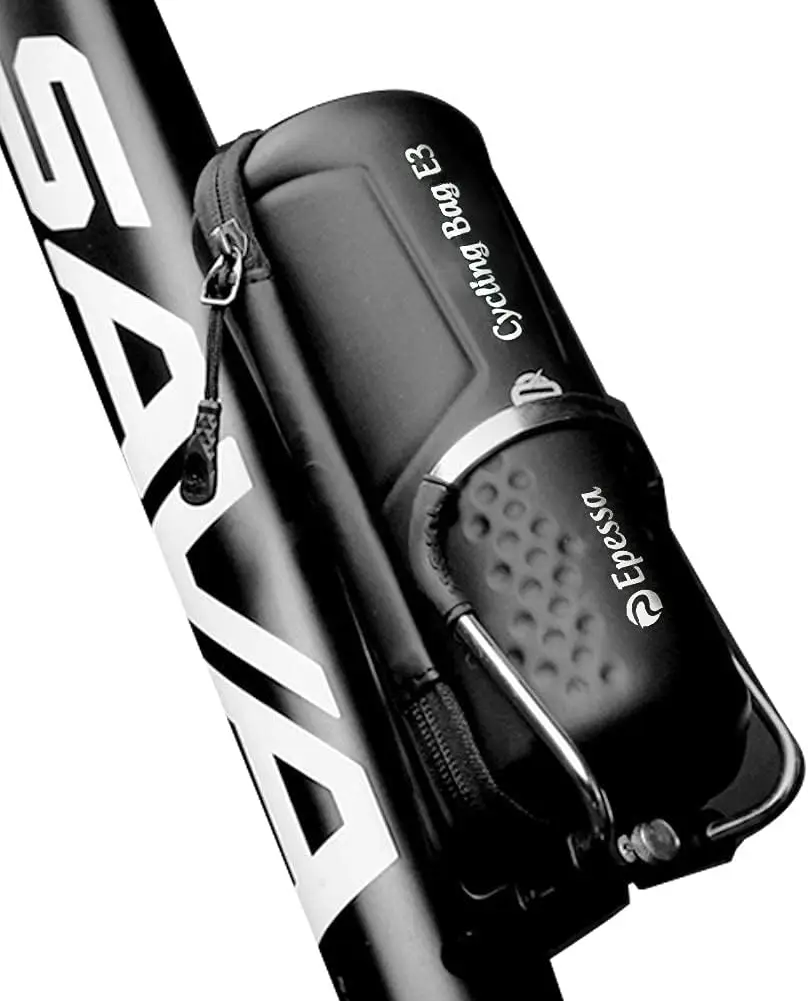 Bike Water Bottle Cage Bag with Zipper, EVA Tool Pouch for Cycling
Bike Water Bottle Cage Bag with Zipper, EVA Tool Pouch for Cycling