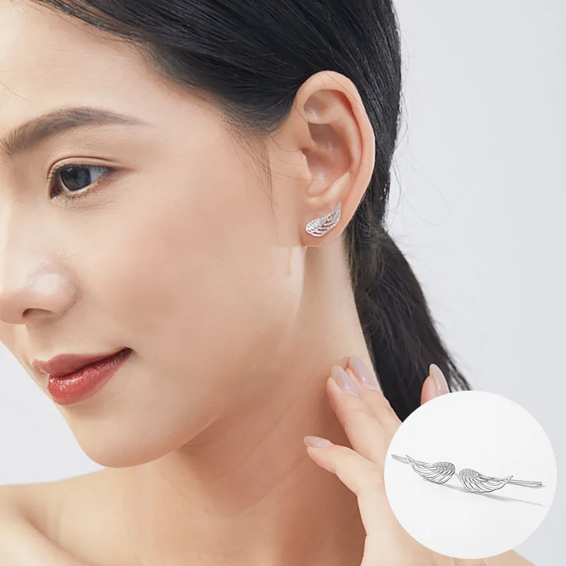 100% 925 Sterling Silver Zircon Wing Clip Earrings for Women Girl Fashion Hollow Out Design Jewelry Party Gift Dropshipping
100% 925 Sterling Silver Zircon Wing Clip Earrings for Women Girl Fashion Hollow Out Design Jewelry Party Gift Dropshipping