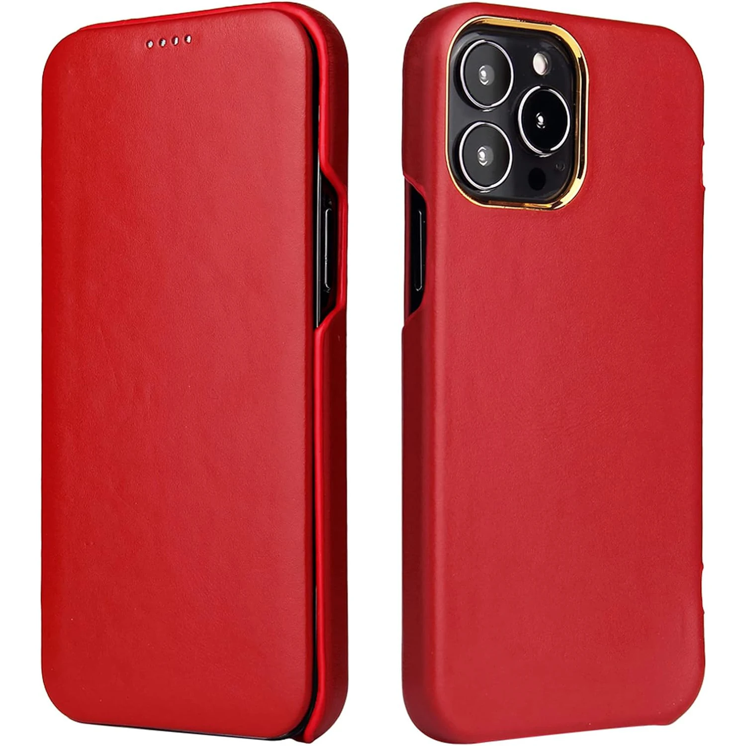 Case for iPhone 15, Vintage Series | Genuine Leather Full Coverage Curved Edge | Magnetic Folio Flip Protective Case Slim Fit
Case for iPhone 15, Vintage Series | Genuine Leather Full Coverage Curved Edge | Magnetic Folio Flip Protective Case Slim Fit
