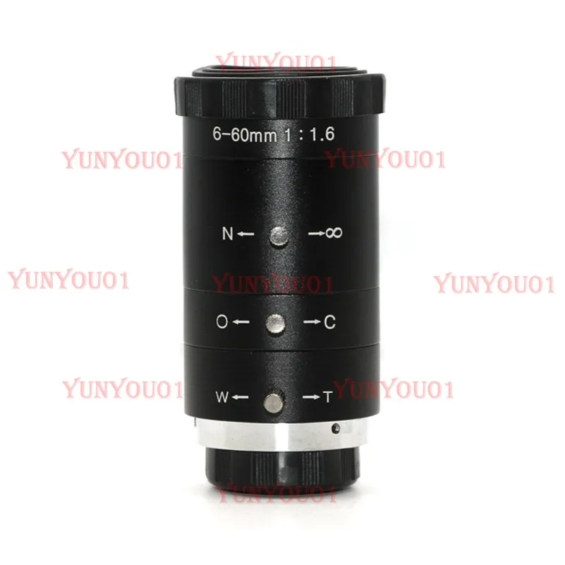 Industrial Camera Lens 3 Million CS Interface 6-60mm Manual Zoom 1/3 Inch Visual Inspection Camera
Industrial Camera Lens 3 Million CS Interface 6-60mm Manual Zoom 1/3 Inch Visual Inspection Camera