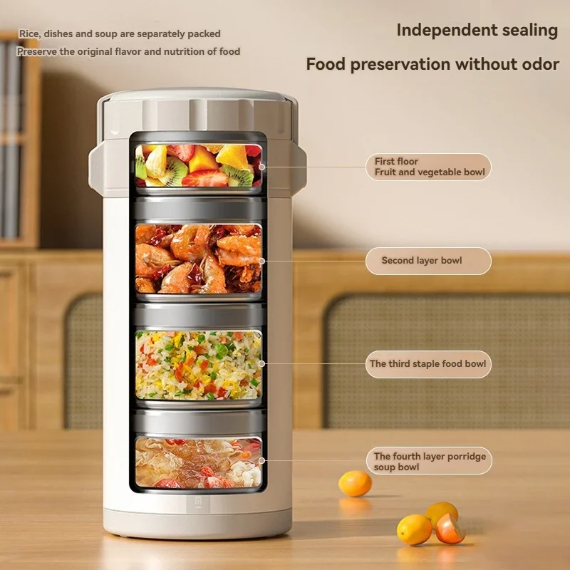 3.2L Thermal Insulation lunch Box Bento Storage Food Packed lunch Kitchen Organizer Vacuum multilevel container with Thermal Bag
3.2L Thermal Insulation lunch Box Bento Storage Food Packed lunch Kitchen Organizer Vacuum multilevel container with Thermal Bag