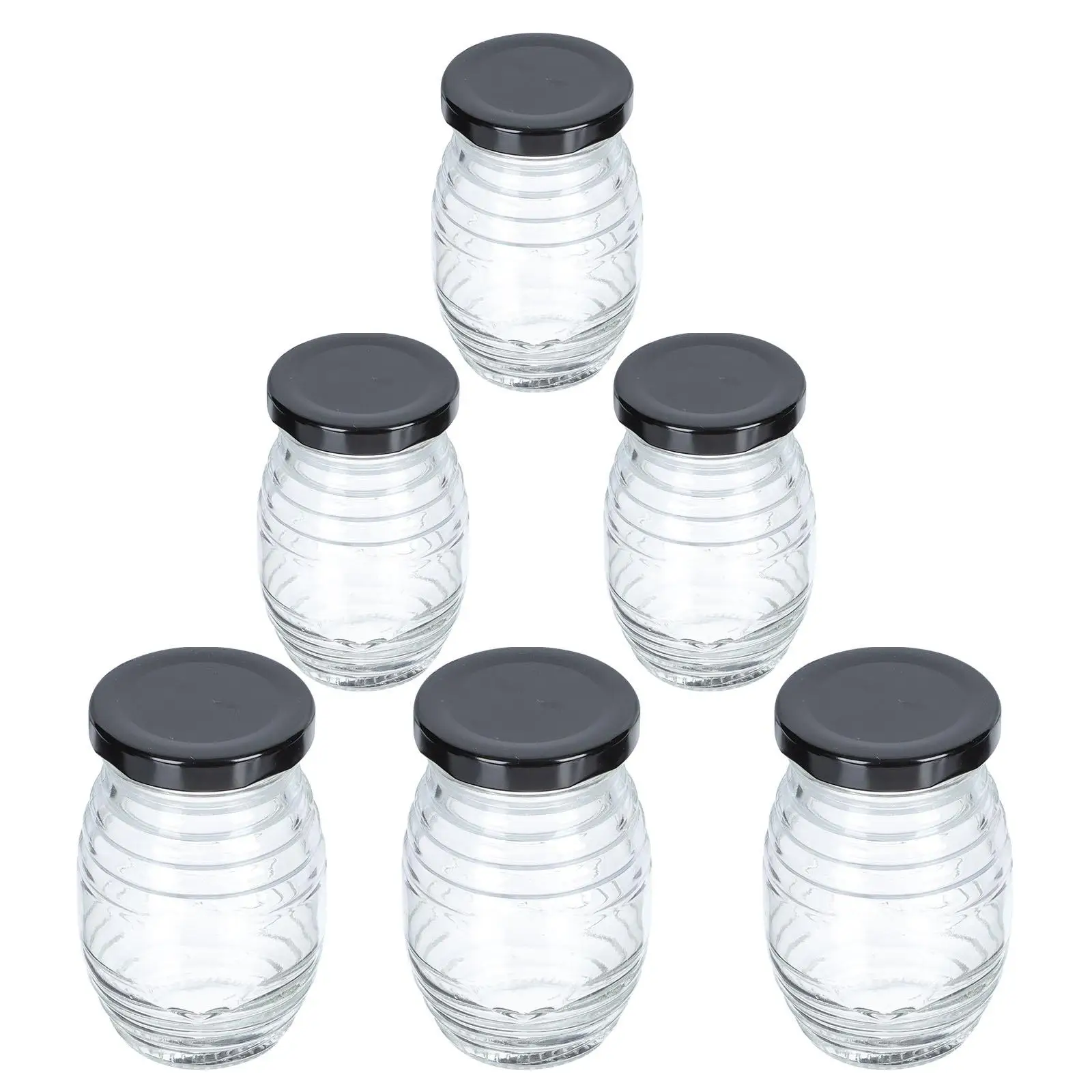 6 Pcs Round Honey Bottle Honeypot Mason Jars Glass with Lids Salad Dressing Bottles
6 Pcs Round Honey Bottle Honeypot Mason Jars Glass with Lids Salad Dressing Bottles