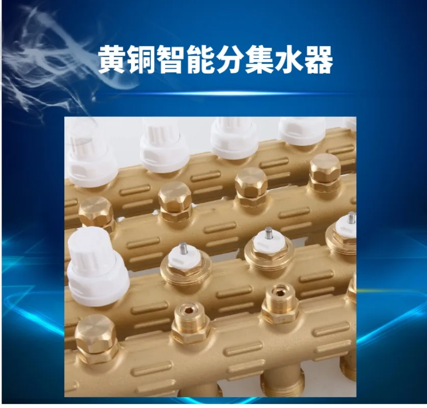 Household Full Brass Smart Manifold DN25 Floor Heating Water Distributor For 4 Points 6 Points Pipe
Household Full Brass Smart Manifold DN25 Floor Heating Water Distributor For 4 Points 6 Points Pipe