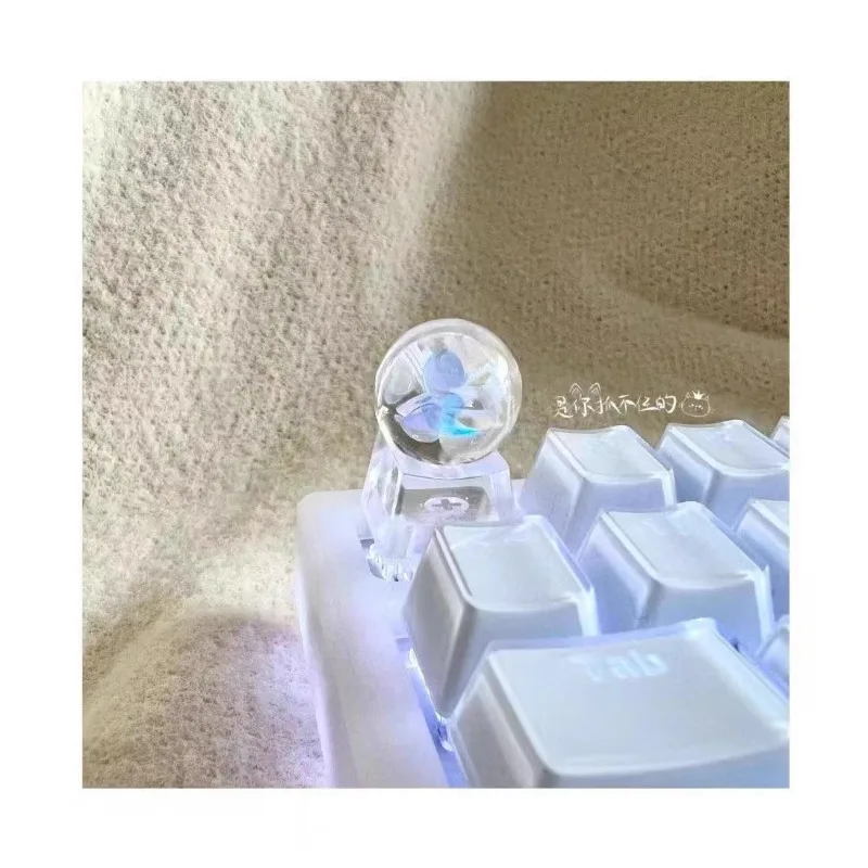 Transparent Crystal Ball Keycap Custom Cute Resin Keyboard Cap Handmade KeyCap for Mechanical Keyboard Accessories 1U OEM Gift
Transparent Crystal Ball Keycap Custom Cute Resin Keyboard Cap Handmade KeyCap for Mechanical Keyboard Accessories 1U OEM Gift