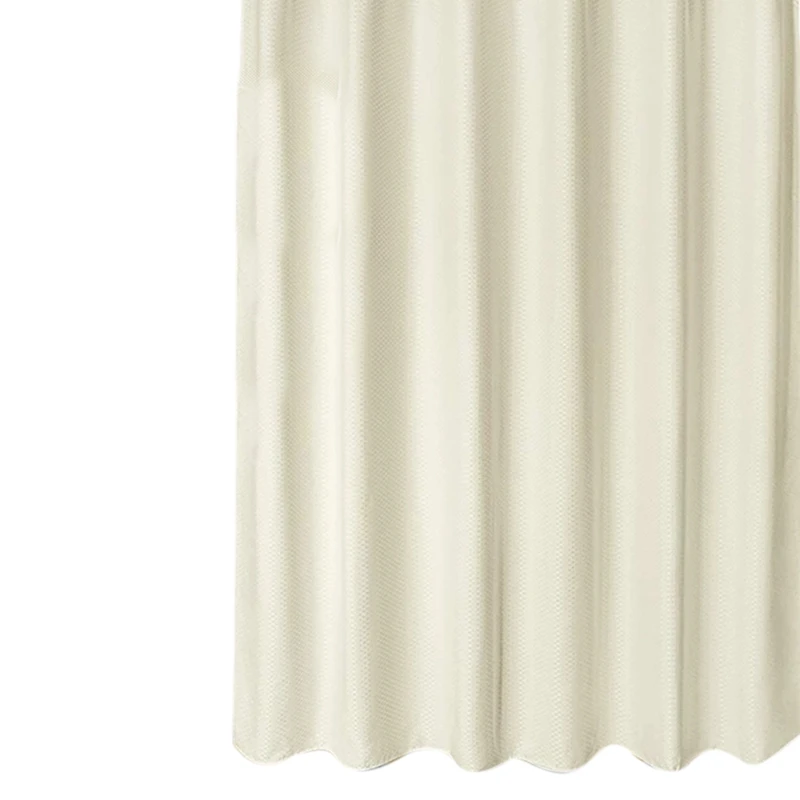 Thick Cream Weave Fabric Shower Curtain Heavyweight Water-Repellent Bathroom Curtain Partition
Thick Cream Weave Fabric Shower Curtain Heavyweight Water-Repellent Bathroom Curtain Partition
