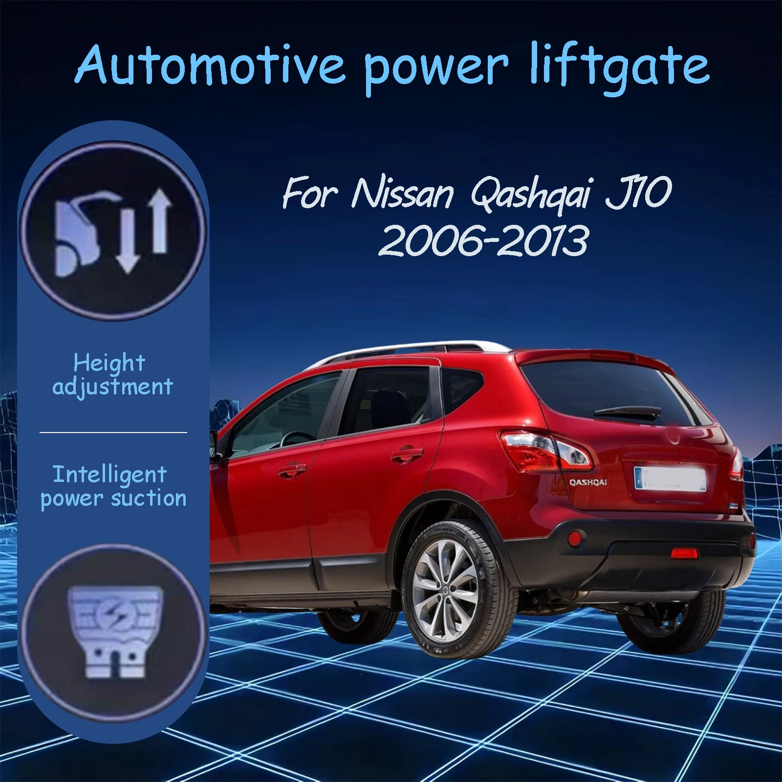 For Nissan Qashqai J10 2006-2013 Electric tailgate automatic suction locks suitable Trunk modification system
For Nissan Qashqai J10 2006-2013 Electric tailgate automatic suction locks suitable Trunk modification system
