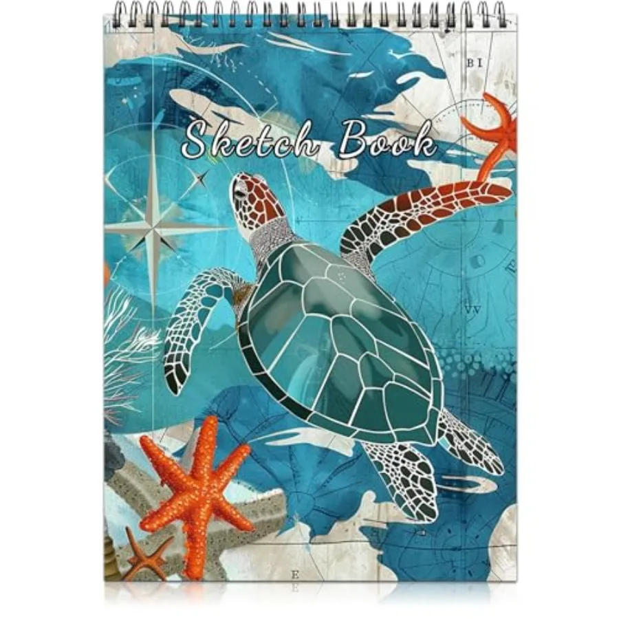 Cute Sketchbook Top Spiral Bound Sketch Pad, 9 x 12 inch, 100GSM Thick Paper, 50 Sheets 100 Pages, Art Sketch Book Artistic Wri
Cute Sketchbook Top Spiral Bound Sketch Pad, 9 x 12 inch, 100GSM Thick Paper, 50 Sheets 100 Pages, Art Sketch Book Artistic Wri