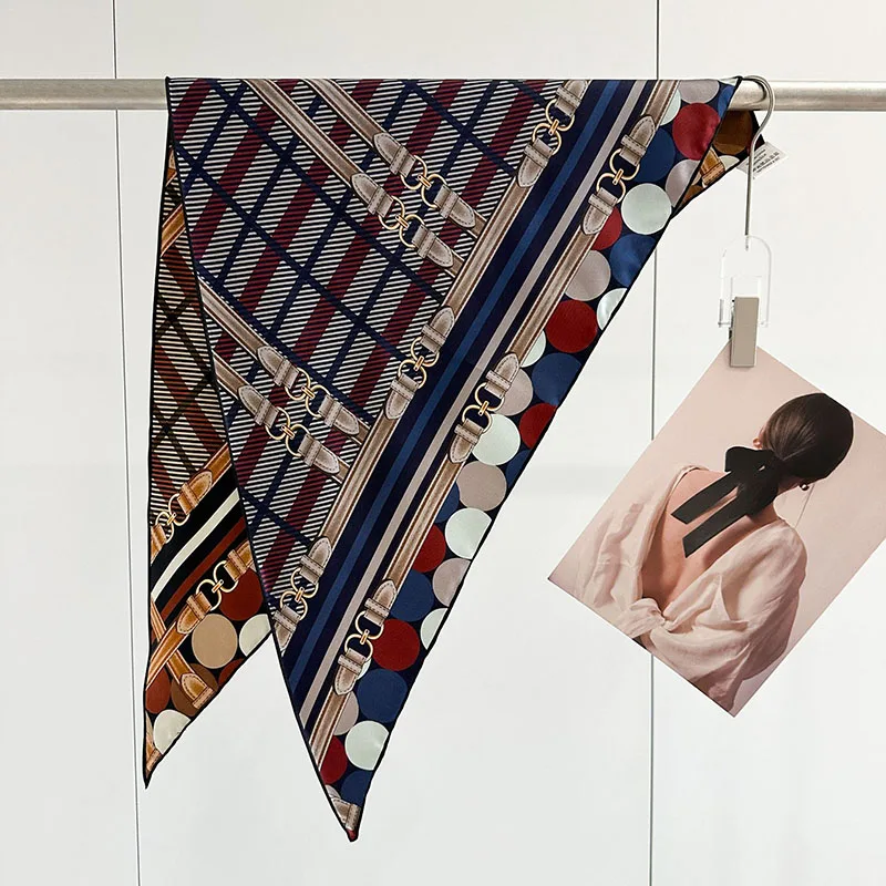 Triangle 100% Silk Ring Scarf Wraps Fashion Vintage Real Silk Neck Head Hair Scarves for Women
Triangle 100% Silk Ring Scarf Wraps Fashion Vintage Real Silk Neck Head Hair Scarves for Women