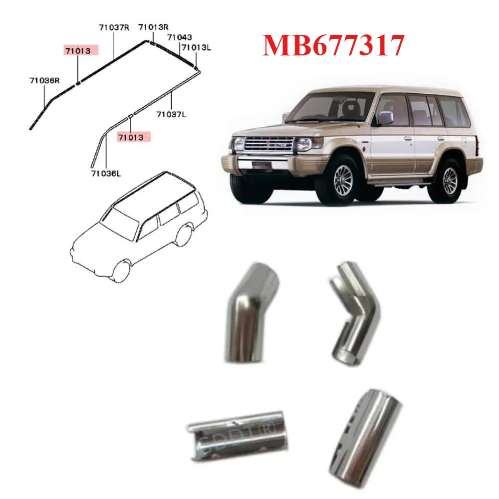 4 шт. сливные зажимы на крышу для Pajero V20 1989-2000 МБ 404179 Шарнир для капельного молдинга Montero V30 для Shogun V40 MB 677317
4 шт. сливные зажимы на крышу для Pajero V20 1989-2000 МБ 404179 Шарнир для капельного молдинга Montero V30 для Shogun V40 MB 677317