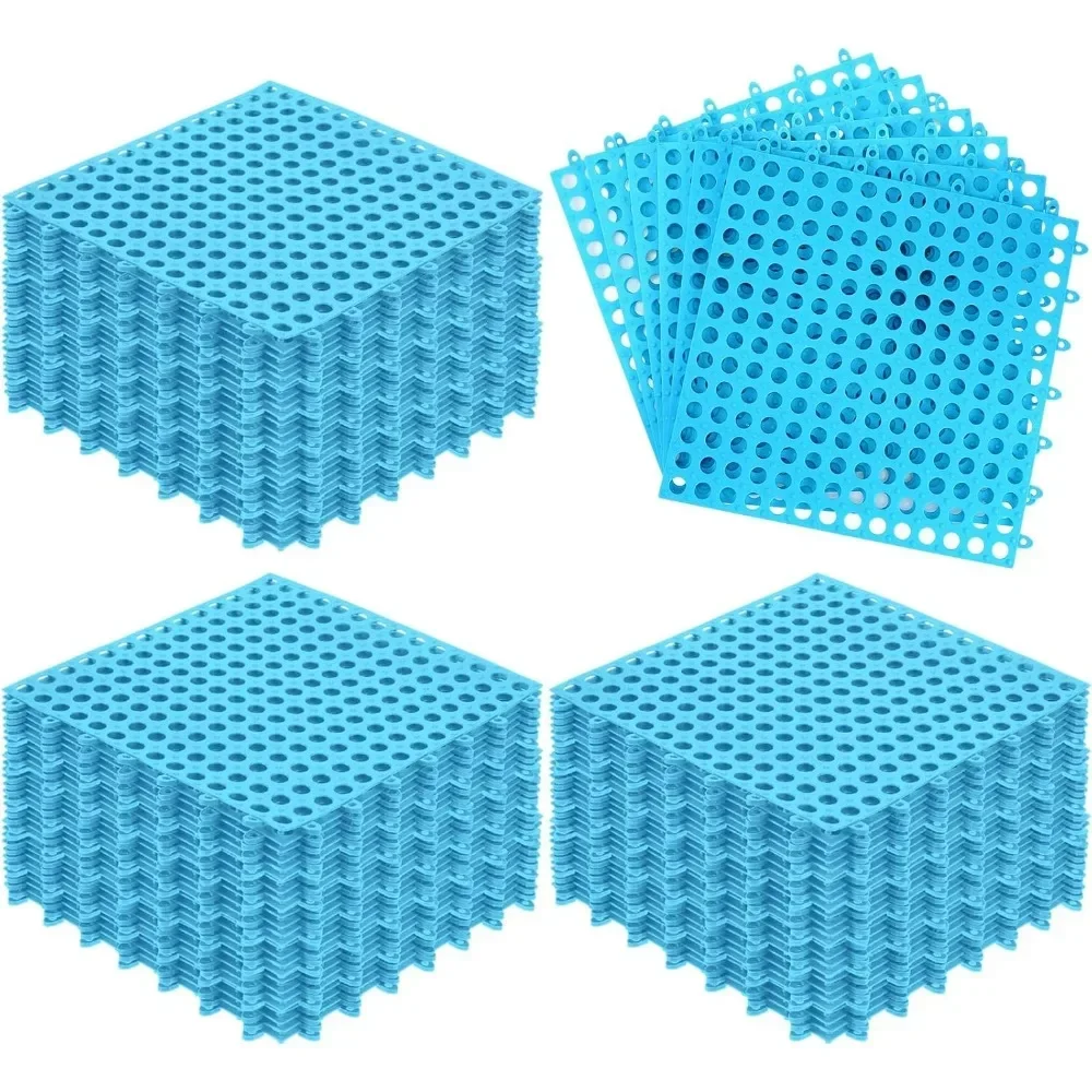 50 Piece Modular Interlocking Drainage Floor Tiles Non Slip Soft TPE for Outdoor Shower Greenhouse Bathroom Pool Sky Blue
50 Piece Modular Interlocking Drainage Floor Tiles Non Slip Soft TPE for Outdoor Shower Greenhouse Bathroom Pool Sky Blue