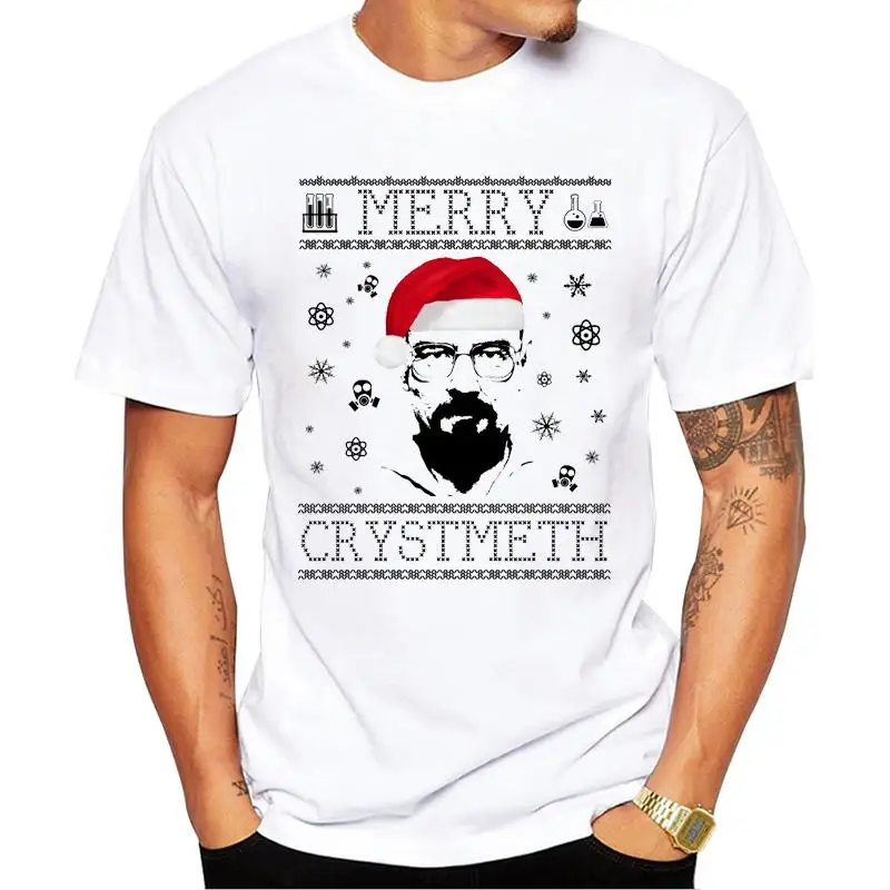 FPACE Hipster Heisenberg Merry Christmas Printed Tshirts Breaking Bad Men T-Shirt Short Sleeve O-Neck Cool Tops Funny Tees
FPACE Hipster Heisenberg Merry Christmas Printed Tshirts Breaking Bad Men T-Shirt Short Sleeve O-Neck Cool Tops Funny Tees