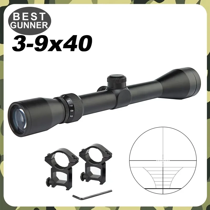 3-9X40 Optics Sniper Gun Scope W/Rangefinder Tactical Hunting Zoom Riflescope Rifle Mil-Dot Scope for Weaver/Picatinny Rail
3-9X40 Optics Sniper Gun Scope W/Rangefinder Tactical Hunting Zoom Riflescope Rifle Mil-Dot Scope for Weaver/Picatinny Rail