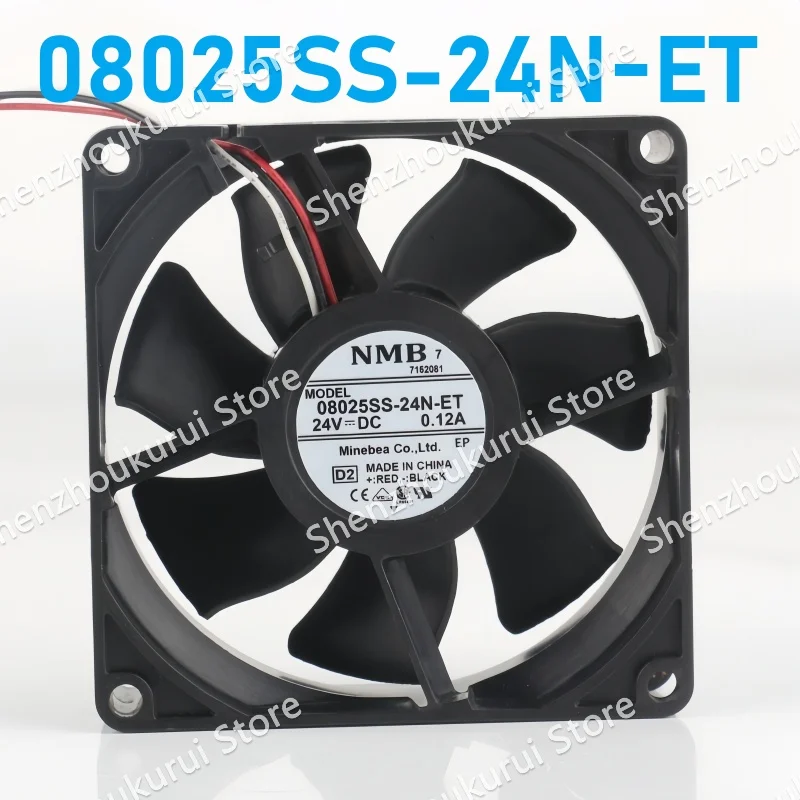 NMB 8cm 8025 24V 0.12A frequency converter with silent chassis cooling fan 08025SS-24N-ET
NMB 8cm 8025 24V 0.12A frequency converter with silent chassis cooling fan 08025SS-24N-ET