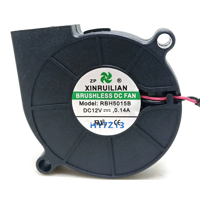 New Original RBH5015B DC12V 0.14A 50*15MM 2LInes for 3D Printer Blower cooling fan
New Original RBH5015B DC12V 0.14A 50*15MM 2LInes for 3D Printer Blower cooling fan
