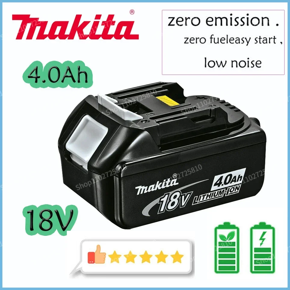 Makita 18V 4.0Ah li-ion battery For Makita BL1830 BL1815 BL1860 BL1840 Replacement Power Tool Battery
Makita 18V 4.0Ah li-ion battery For Makita BL1830 BL1815 BL1860 BL1840 Replacement Power Tool Battery