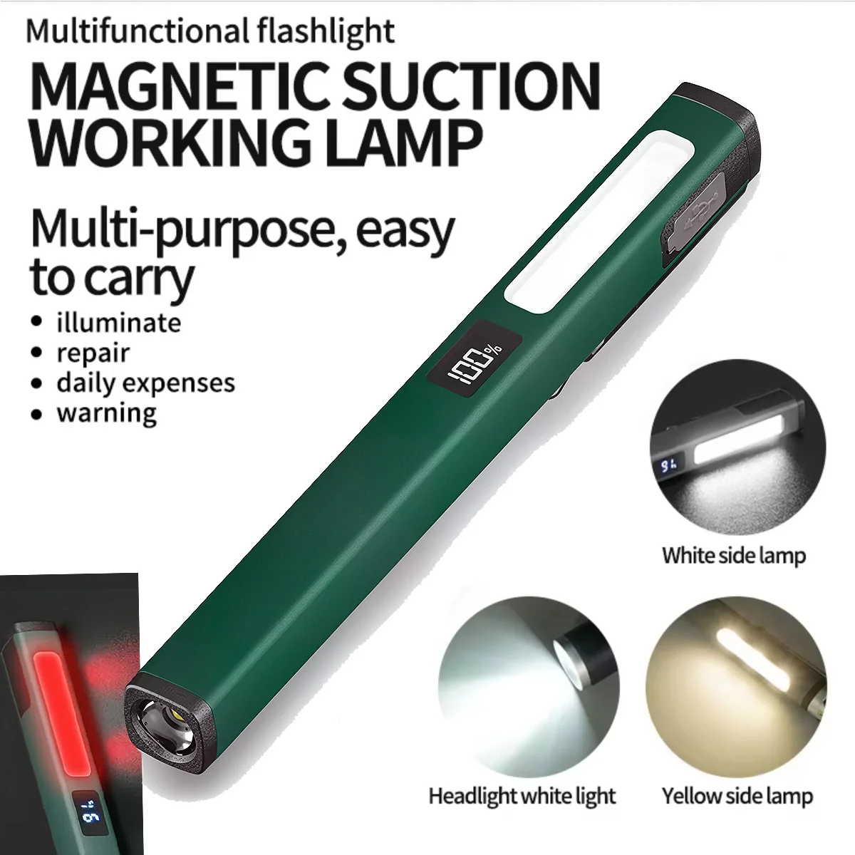 Mini USB Rechargeable LED Flashlights Portable Pocket Pen Clip light for Work Emergency Outdoors Waterproof Lantern with Magnet
Mini USB Rechargeable LED Flashlights Portable Pocket Pen Clip light for Work Emergency Outdoors Waterproof Lantern with Magnet