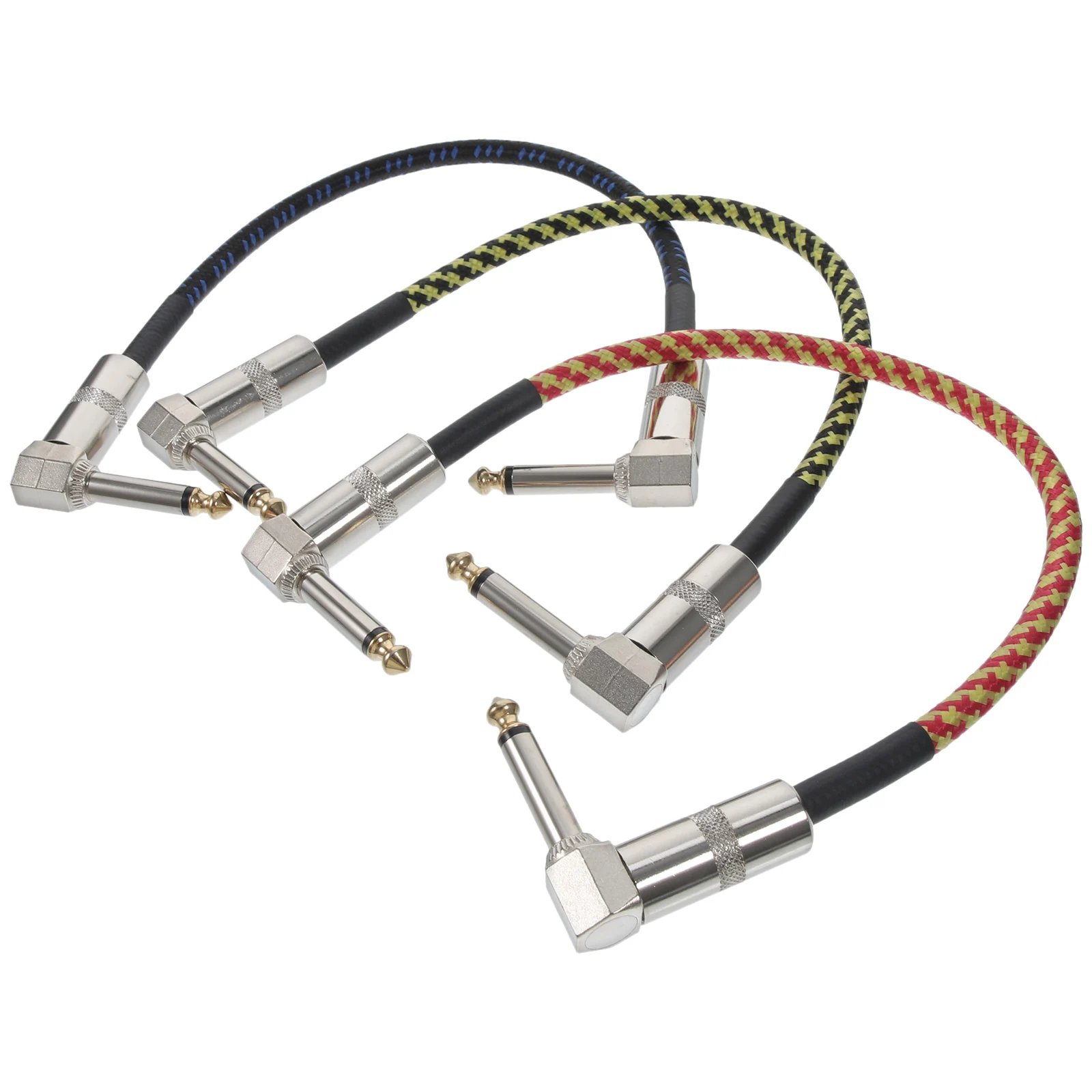 3pcs Guitar Effect Cable High Density Nylon Durable Copper Wire Compatible Electric Bass Audio Patch Cables Musical Instruments
3pcs Guitar Effect Cable High Density Nylon Durable Copper Wire Compatible Electric Bass Audio Patch Cables Musical Instruments
