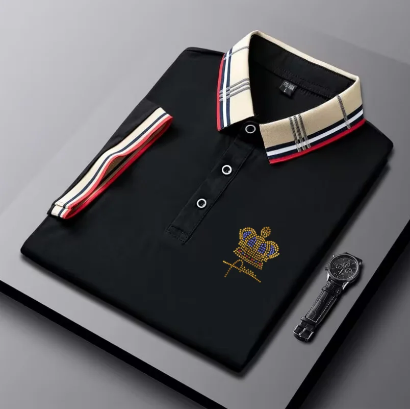 Mens Rhinestone Polo shirts Men shirts Japanese Streetwear Hip Hop Men polo
Mens Rhinestone Polo shirts Men shirts Japanese Streetwear Hip Hop Men polo