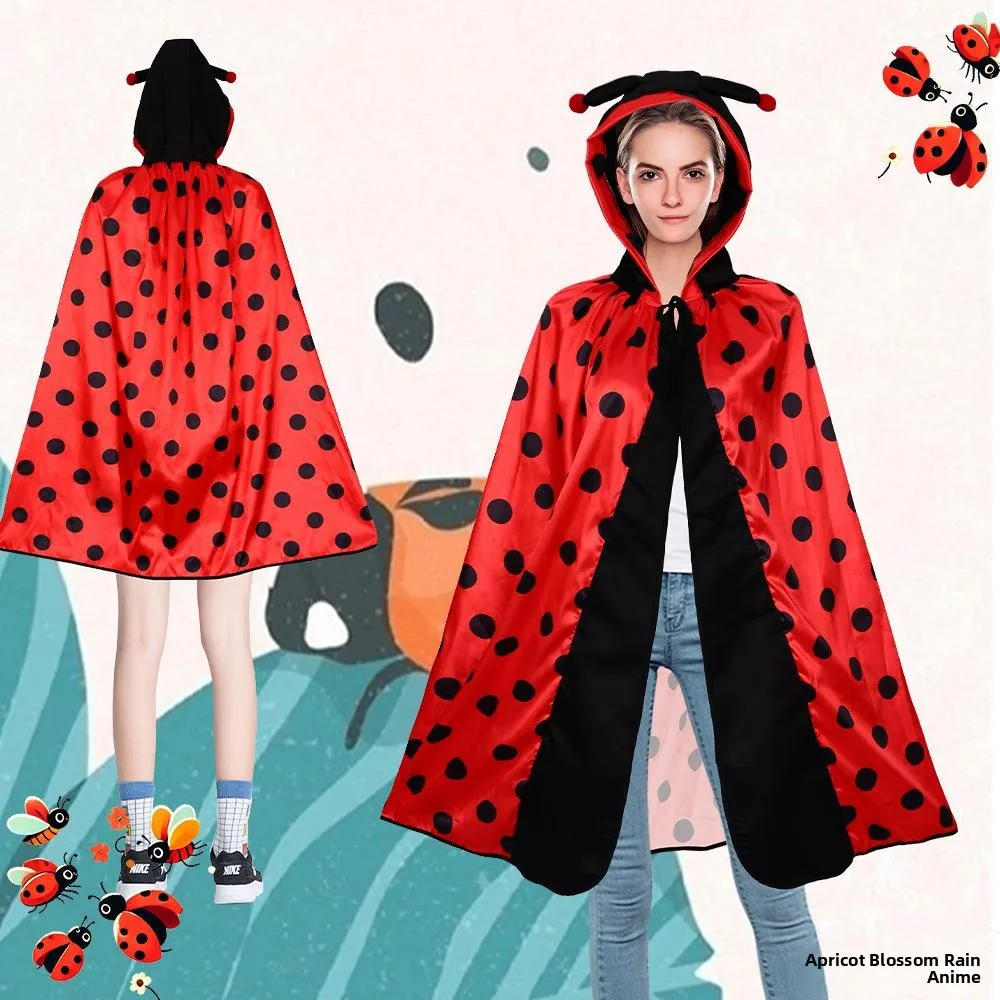 Красный костюм-плащ для взрослых и детей, наряд для Хэллоуина, одежда для косплея, фестивальный маскарадный костюм
Красный костюм-плащ для взрослых и детей, наряд для Хэллоуина, одежда для косплея, фестивальный маскарадный костюм