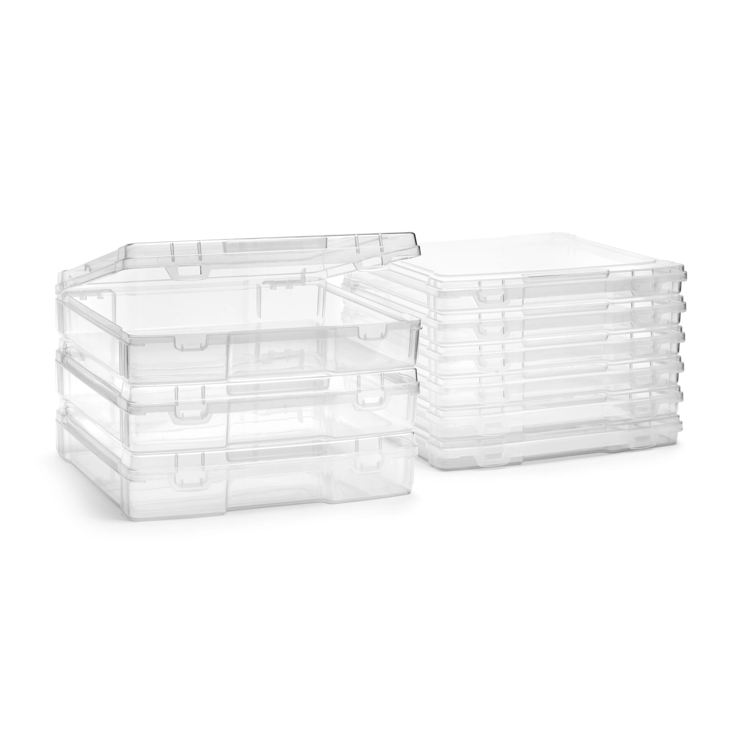 9-Piece Stackable Project Case, Clear, Wide & Narrow, Fits 10'x12', Snap Closure
9-Piece Stackable Project Case, Clear, Wide & Narrow, Fits 10'x12', Snap Closure