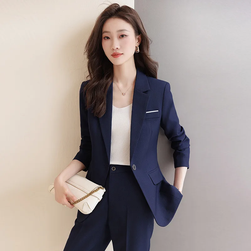 Autumn Winter Women Blazers Feminino Formal Professional Office Work Wear with Pants and Jackets Coat Pantsuits Trousers Set
Autumn Winter Women Blazers Feminino Formal Professional Office Work Wear with Pants and Jackets Coat Pantsuits Trousers Set