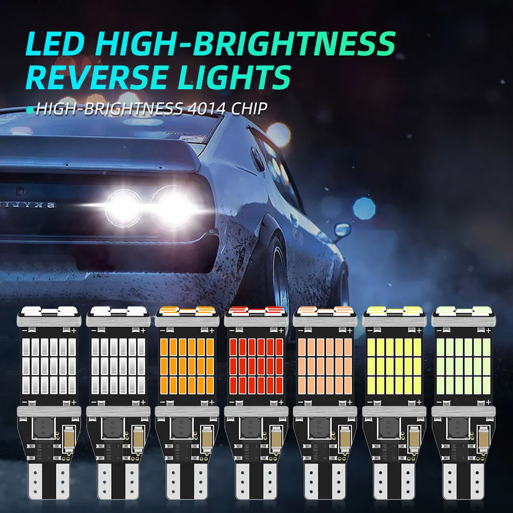 2pcs T15 Backup light 921 912 LED Bulbs Super Bright 45SMD Canbus constant on or Flash 3times mode for Backup Reserve Light 12V
2pcs T15 Backup light 921 912 LED Bulbs Super Bright 45SMD Canbus constant on or Flash 3times mode for Backup Reserve Light 12V